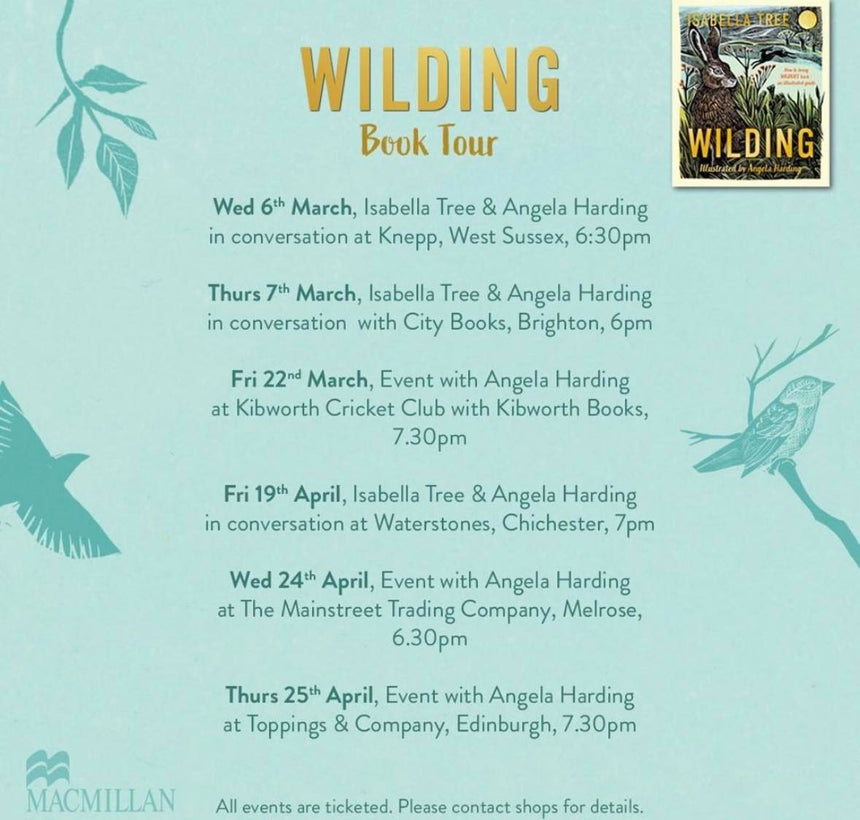 Wilding Book Tour Dates