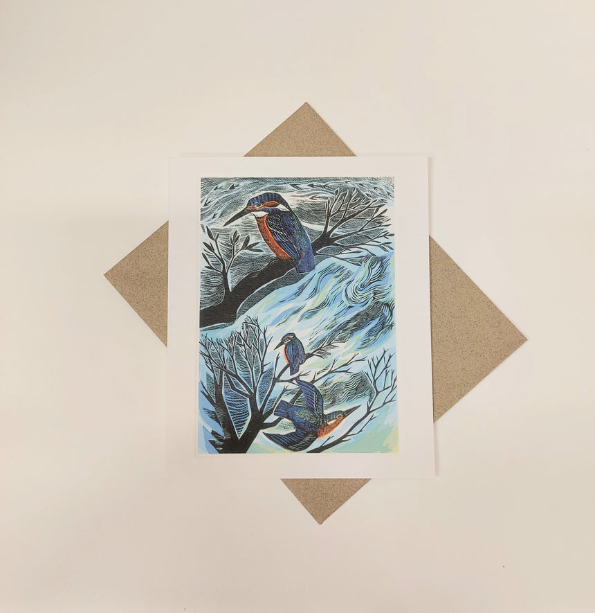 Suffolk Kingfishers Greeting Card