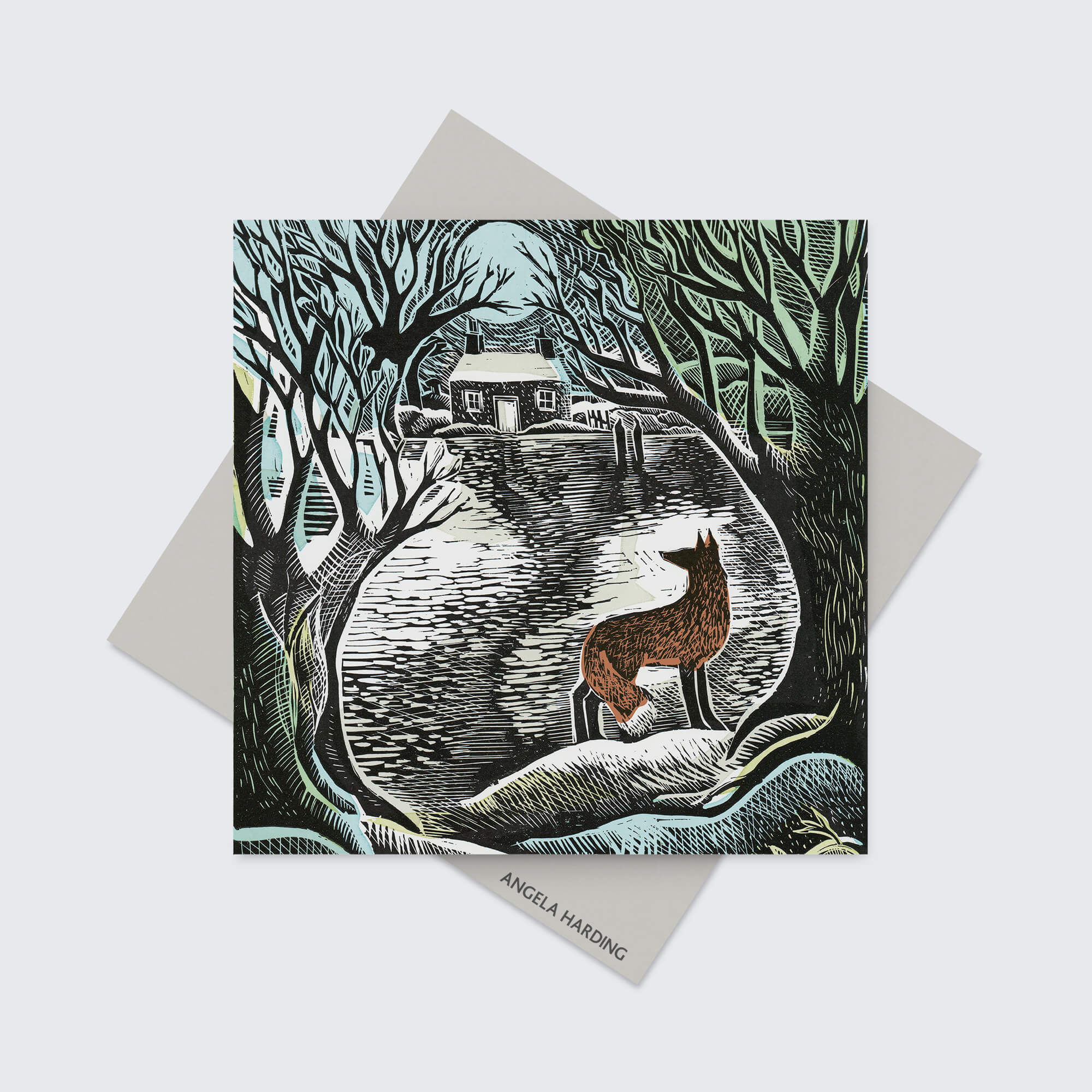 Night Fox Christmas Card Box Set – Set of 5