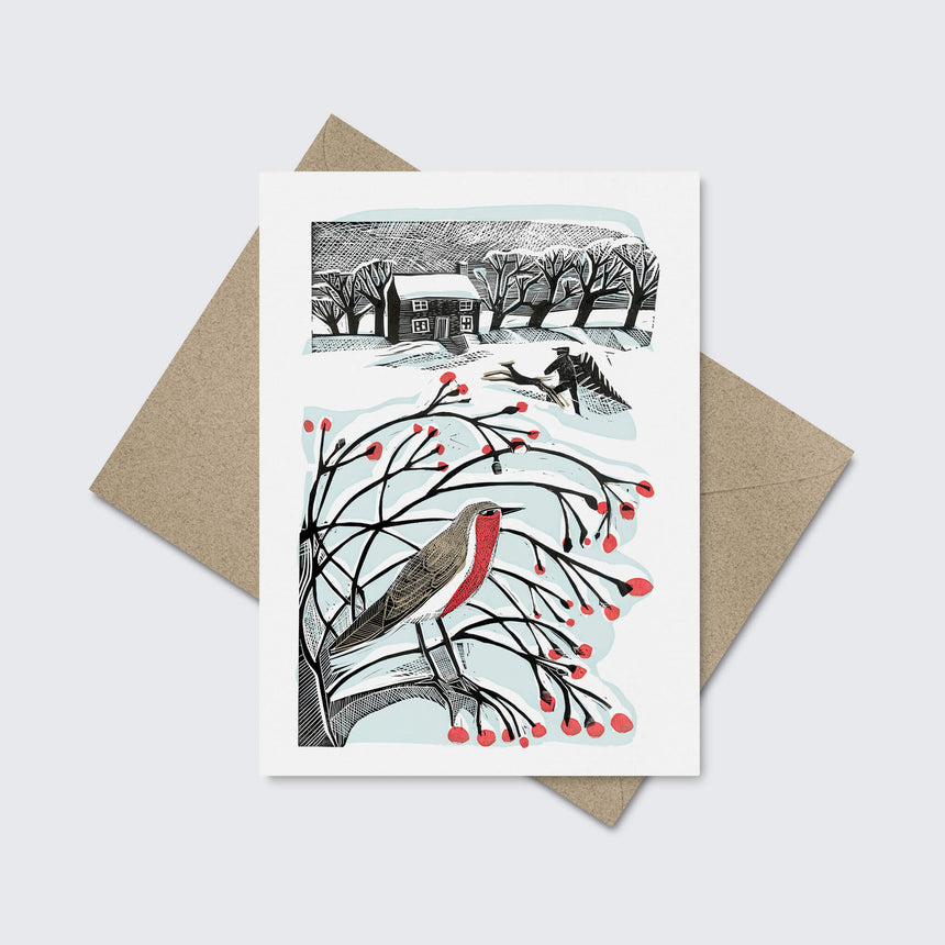 Winter Thrush & Bringing Back The Tree Notecards