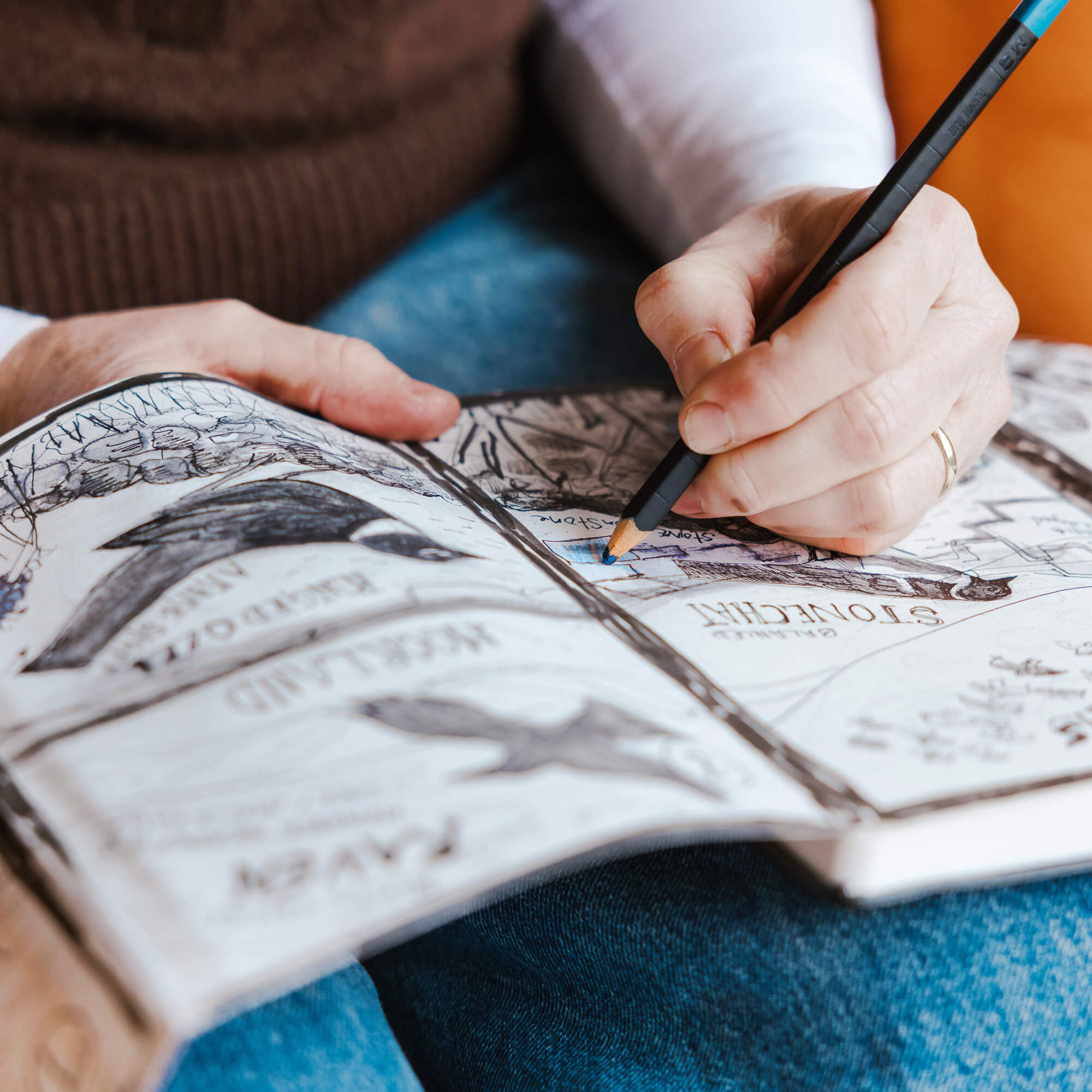 Angela Harding artist sketchbook