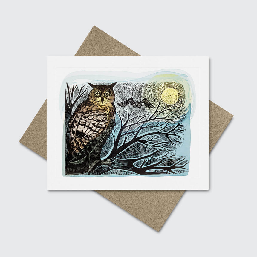 Owl & Moon Greeting Card