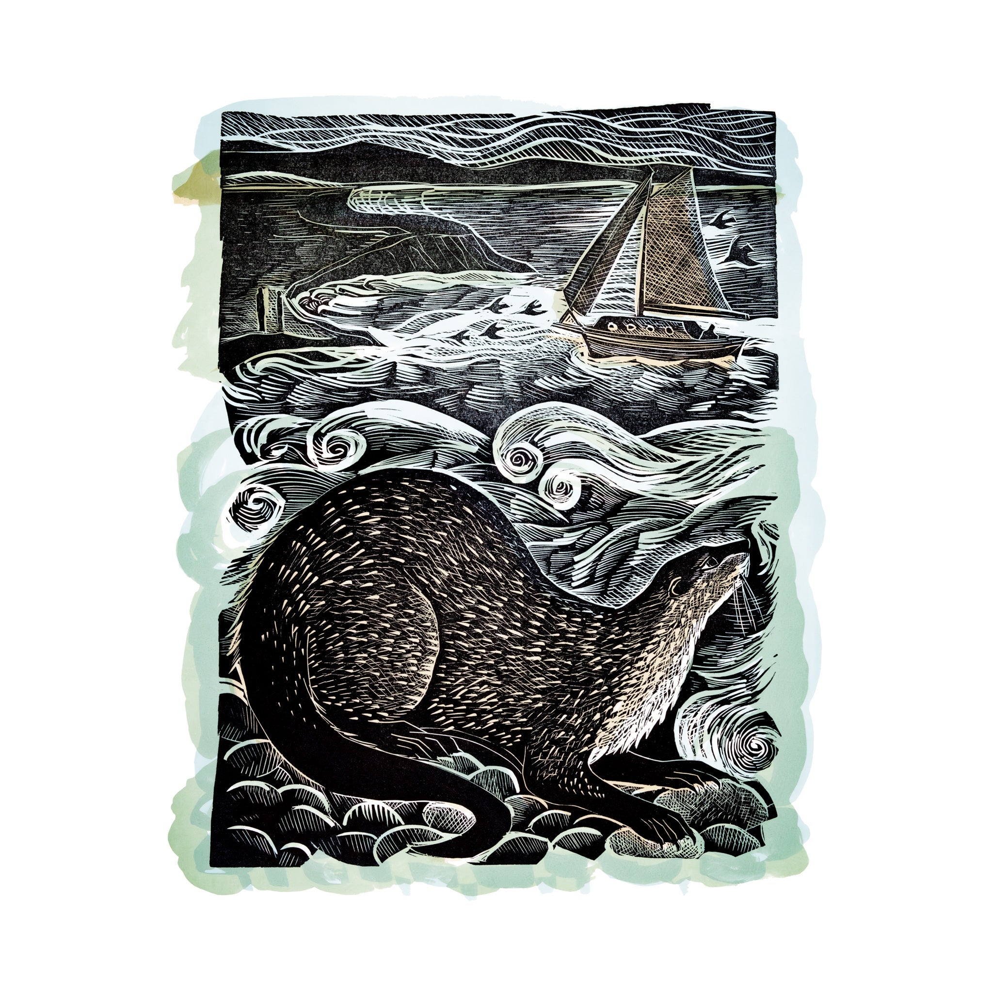 Shetland Otter and Windsong