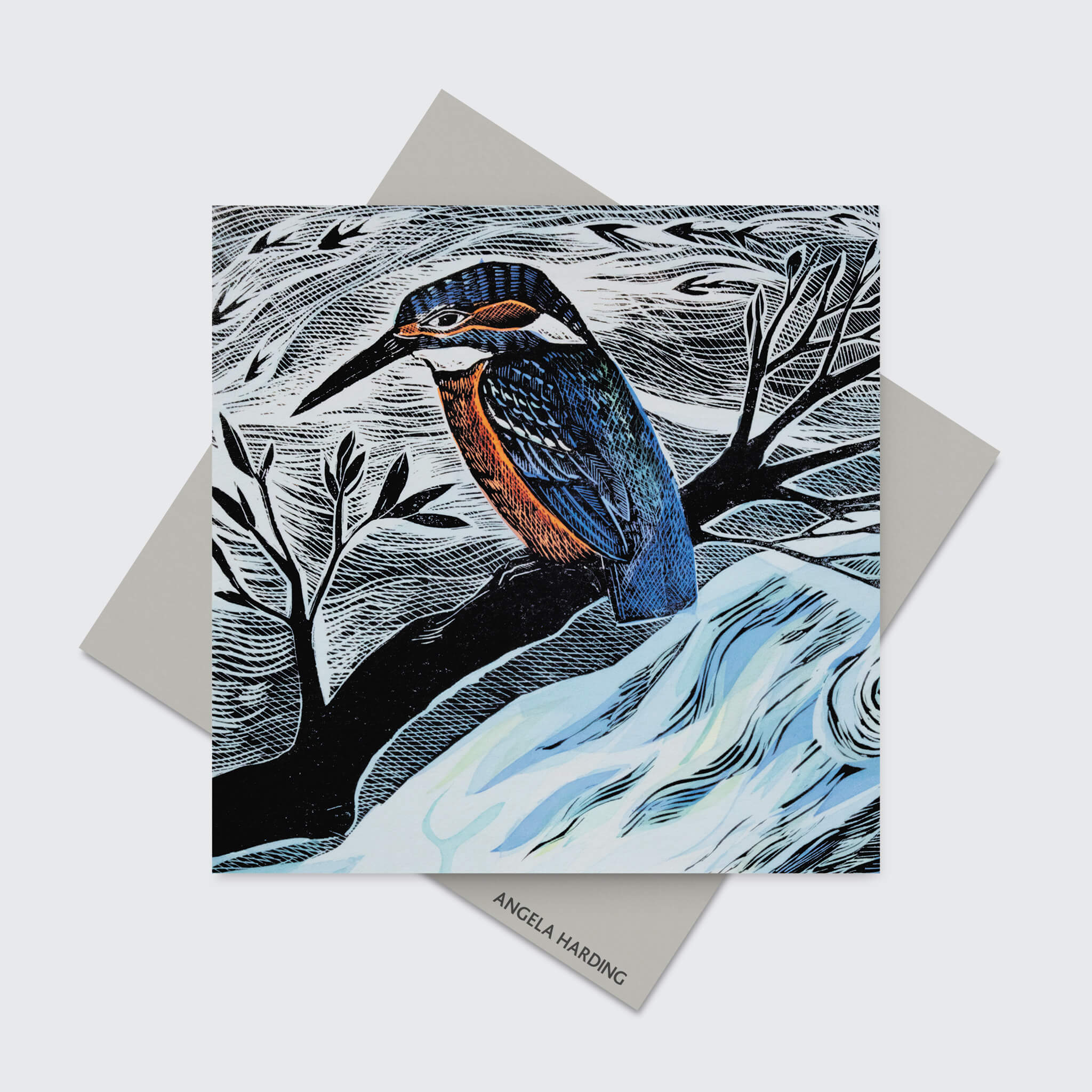 Summer Kingfisher Greeting Card