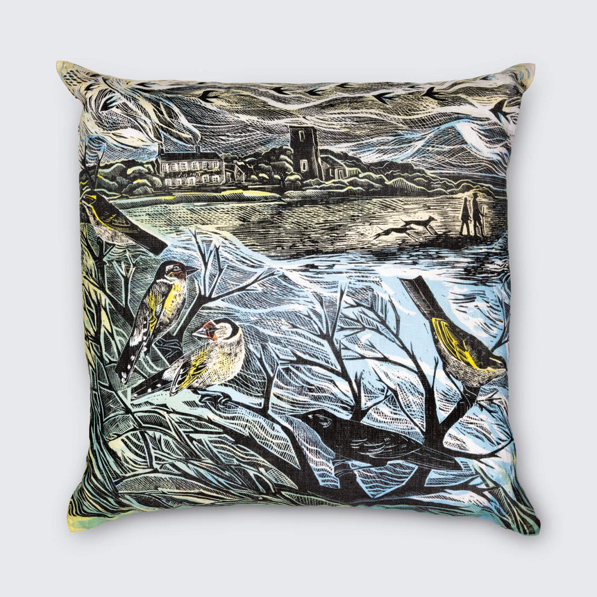 Angela Harding Church Cottage Cushion