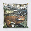 Morston Fox Linen Cushion by Angela Harding