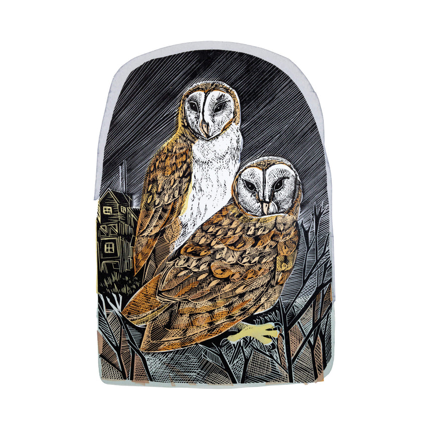 Orford Barn Owl Print by Angela Harding
