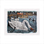 Southwold Swan Penfold Press Print by Angela Harding