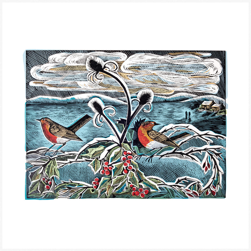 Scottish Robin by Angela Harding