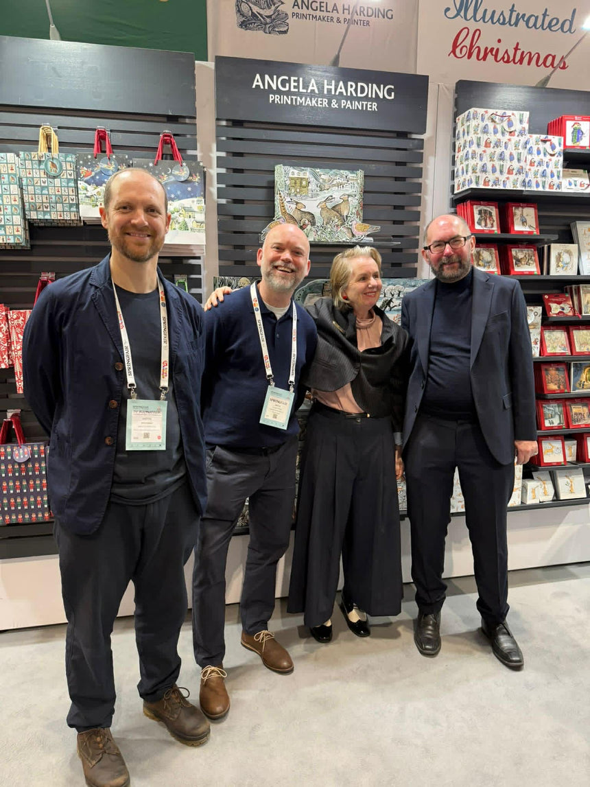 Angela Harding Launch at Spring Fair with Museums and Galleries