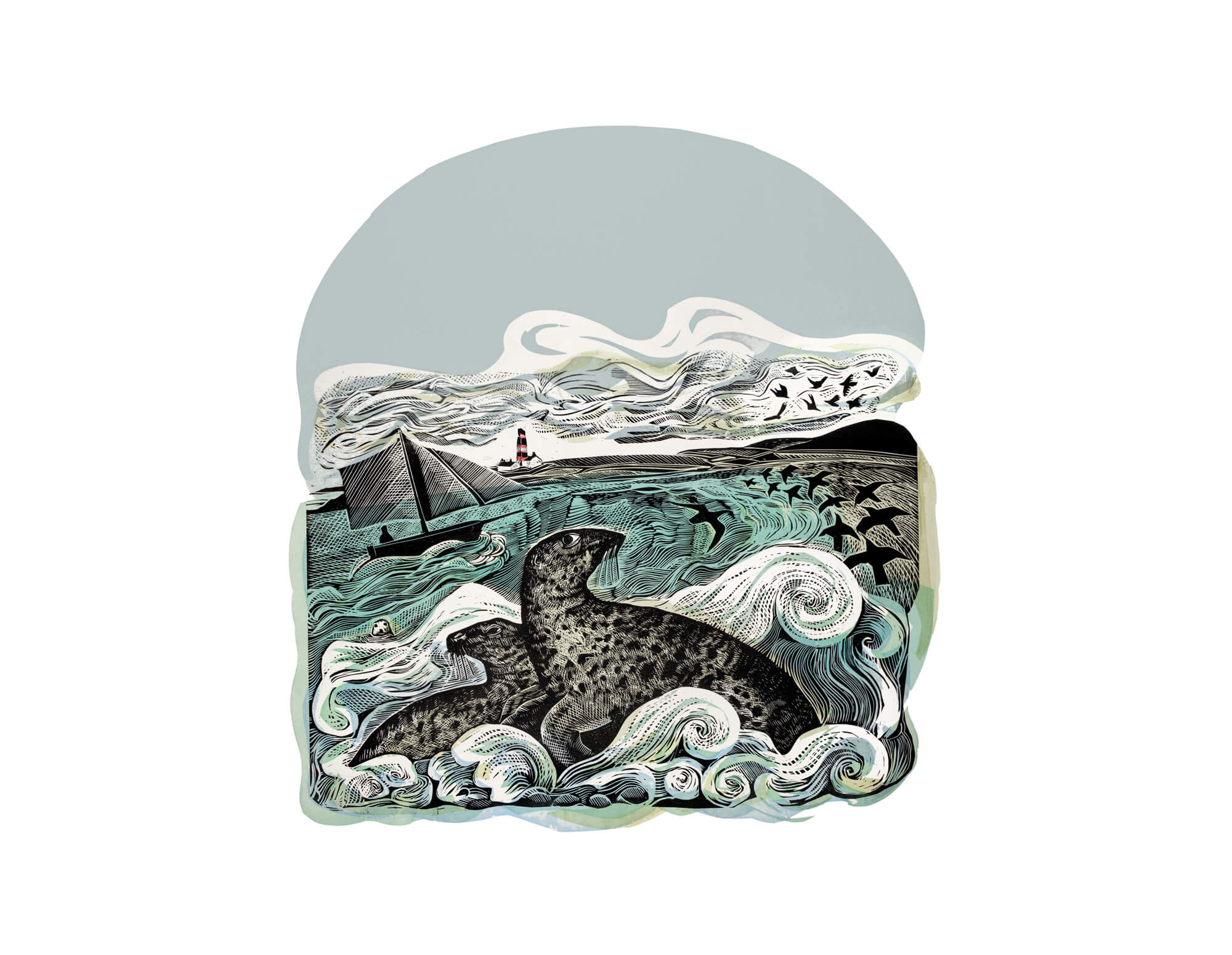 New Illustrations for Country Living Magazine -  in the making