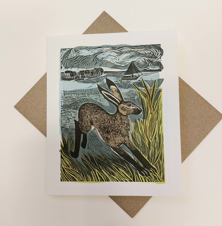 Young Hare Greeting Card