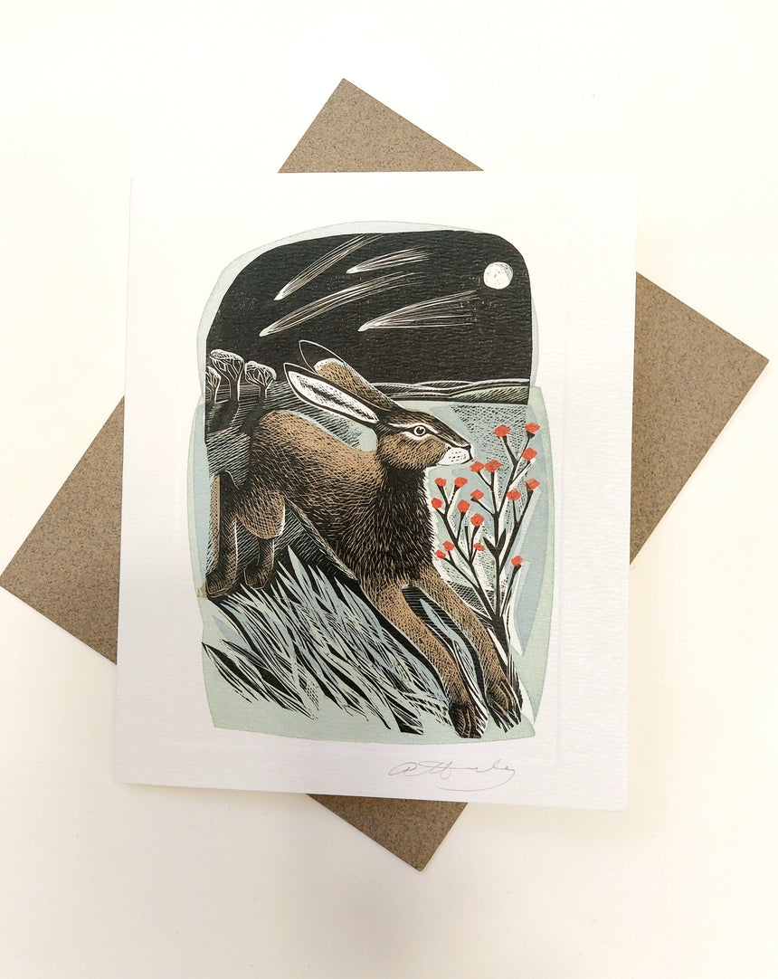 Shooting Star Greeting Card