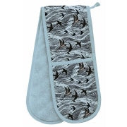 Swallow and Sea Oven Gloves