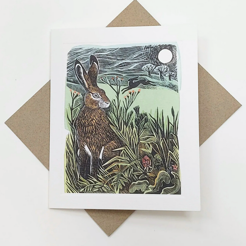 Hidden Hare  Greeting Card