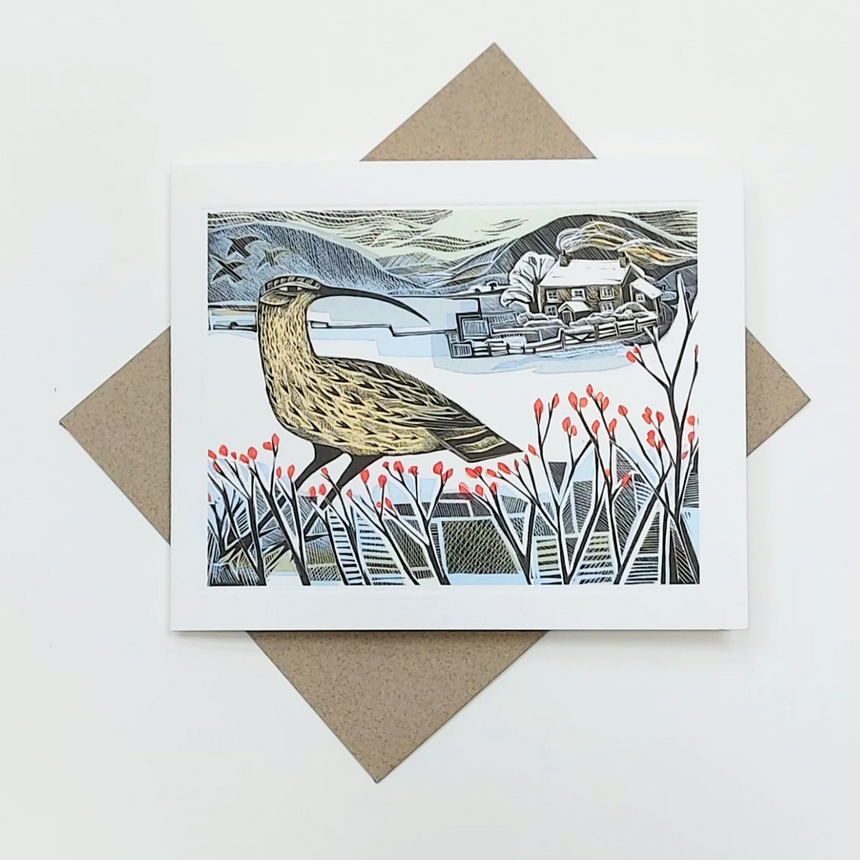 Curlew Christmas greeting Cards