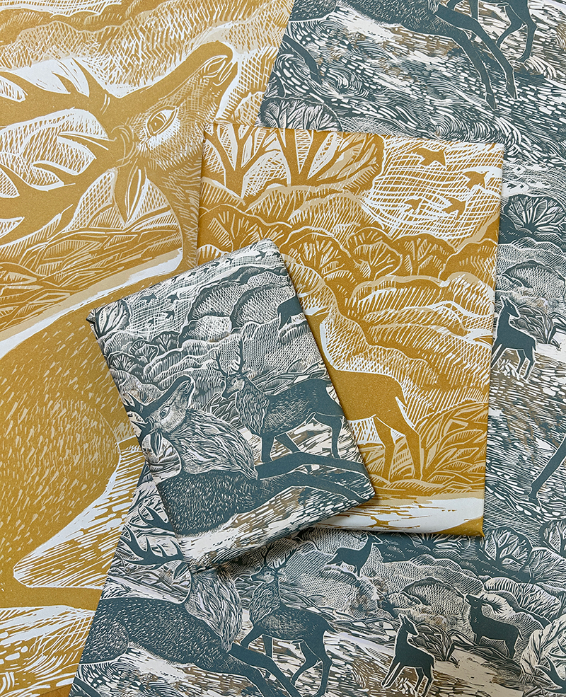 Knepp Red Deer Wrapping Paper