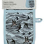 Swallow and Sea Oven Gloves