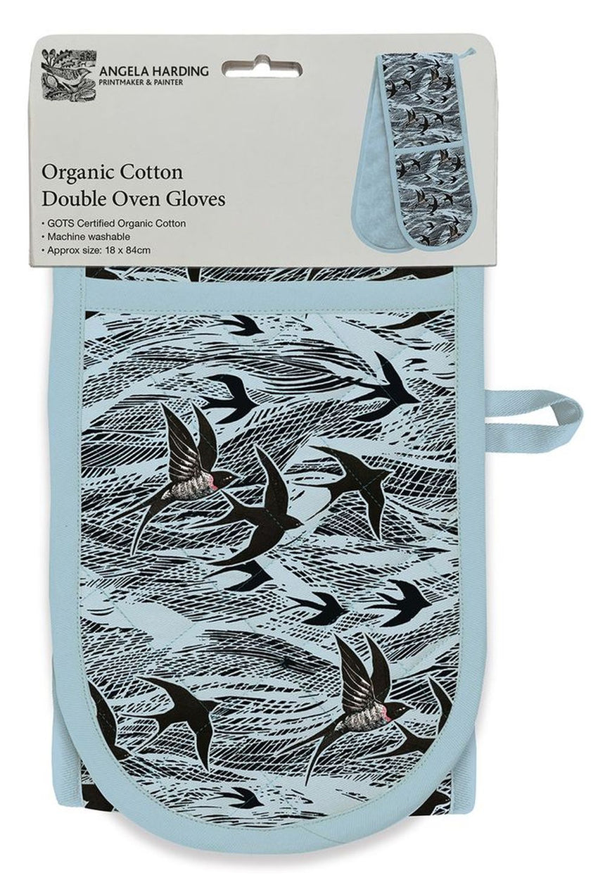 Swallows and Sea Oven Gloves