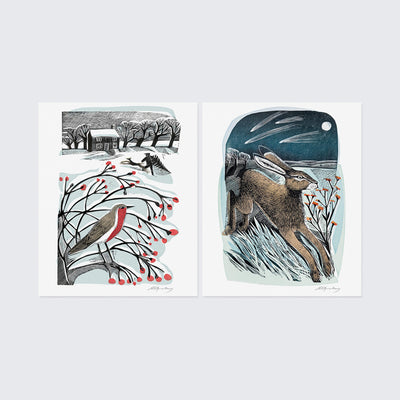 Deep Midwinter Christmas Card Box Set – Set of 16