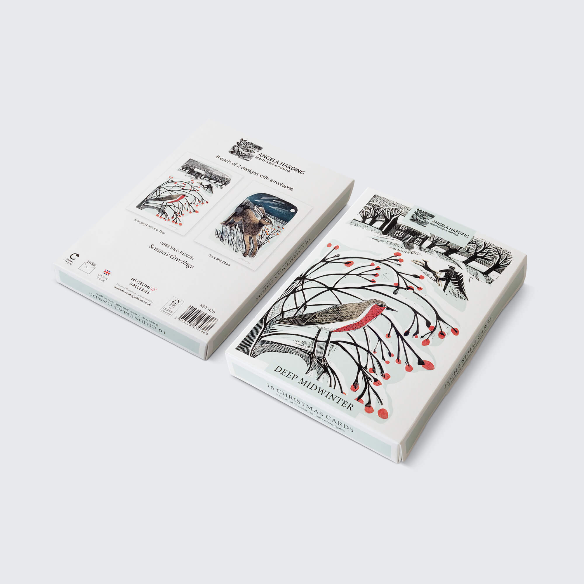 Deep Midwinter Christmas Card Box Set – Set of 16