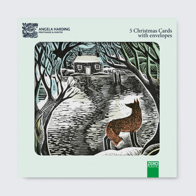 Night Fox Christmas Card Box Set – Set of 5