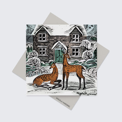 Winter Cottage Christmas Card Box Set – Set of 5