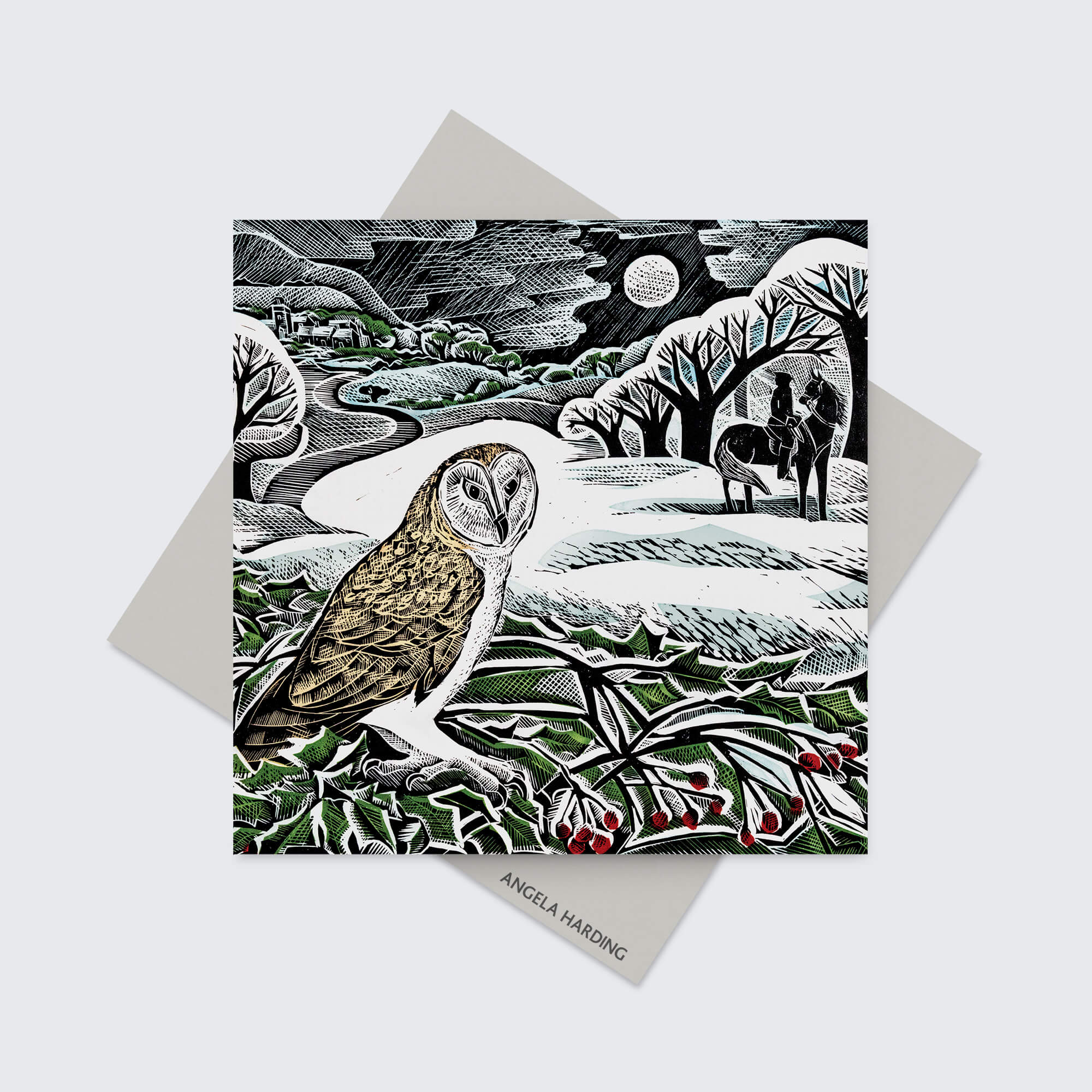 Winter Wood Christmas Card Box Set – Set of 5