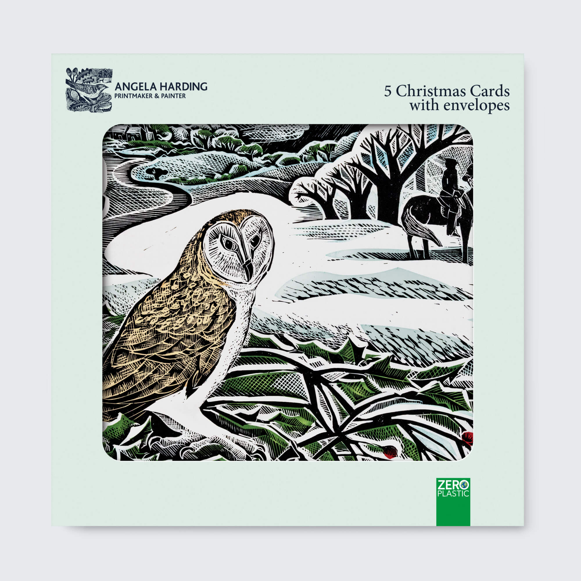 Winter Wood Christmas Card Box Set – Set of 5