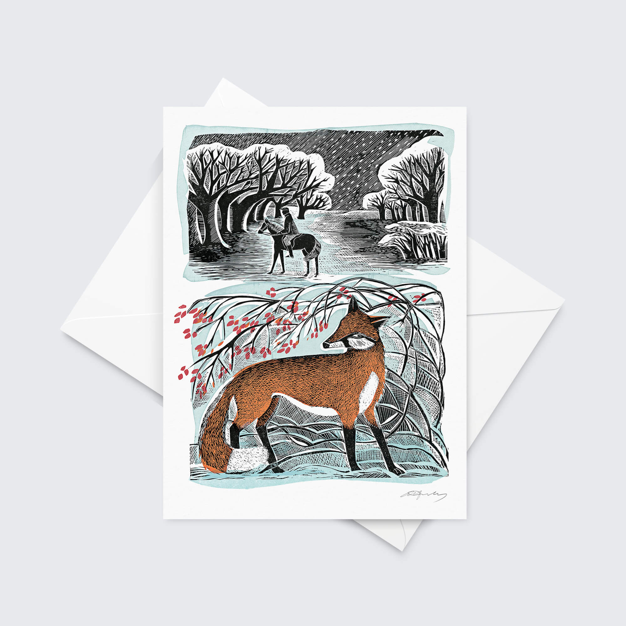 Stopping by the Woods Christmas Card Box Set – Set of 8