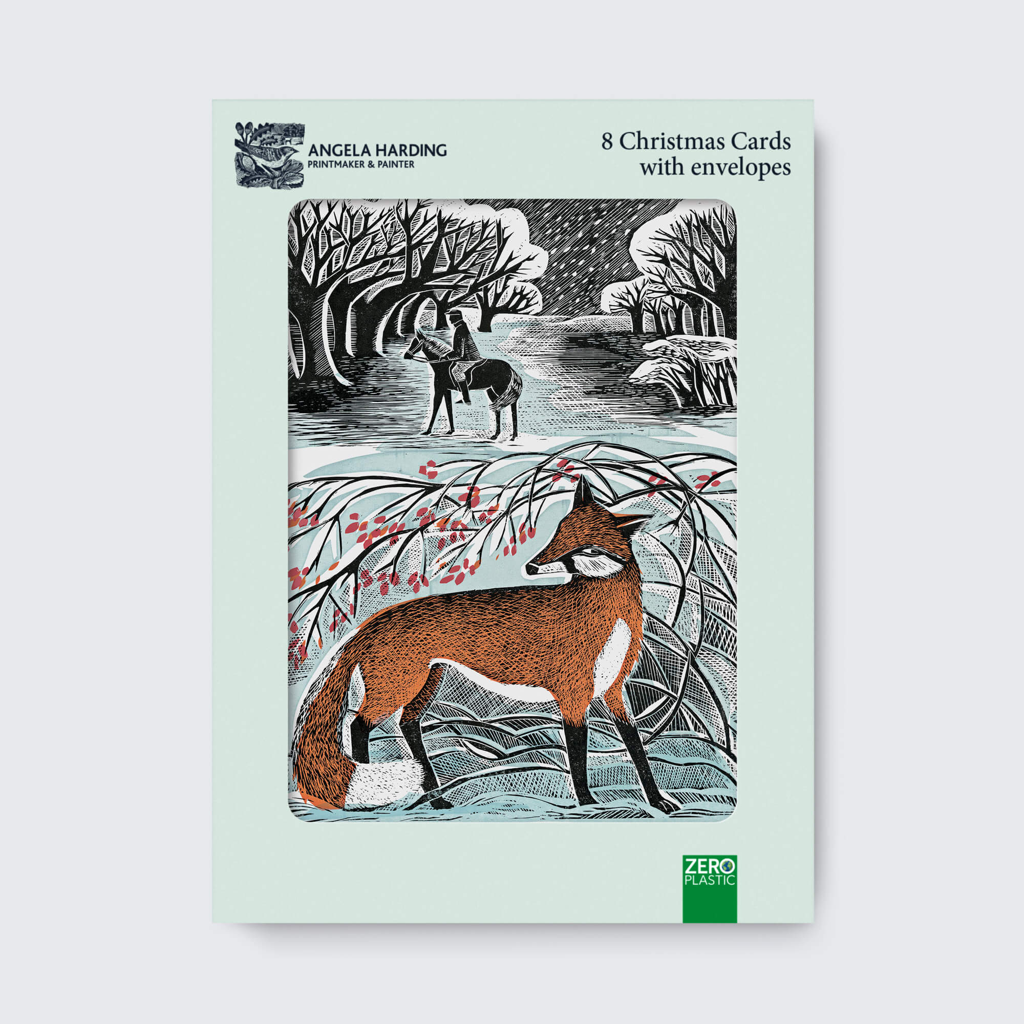 Stopping by the Woods Christmas Card Box Set – Set of 8