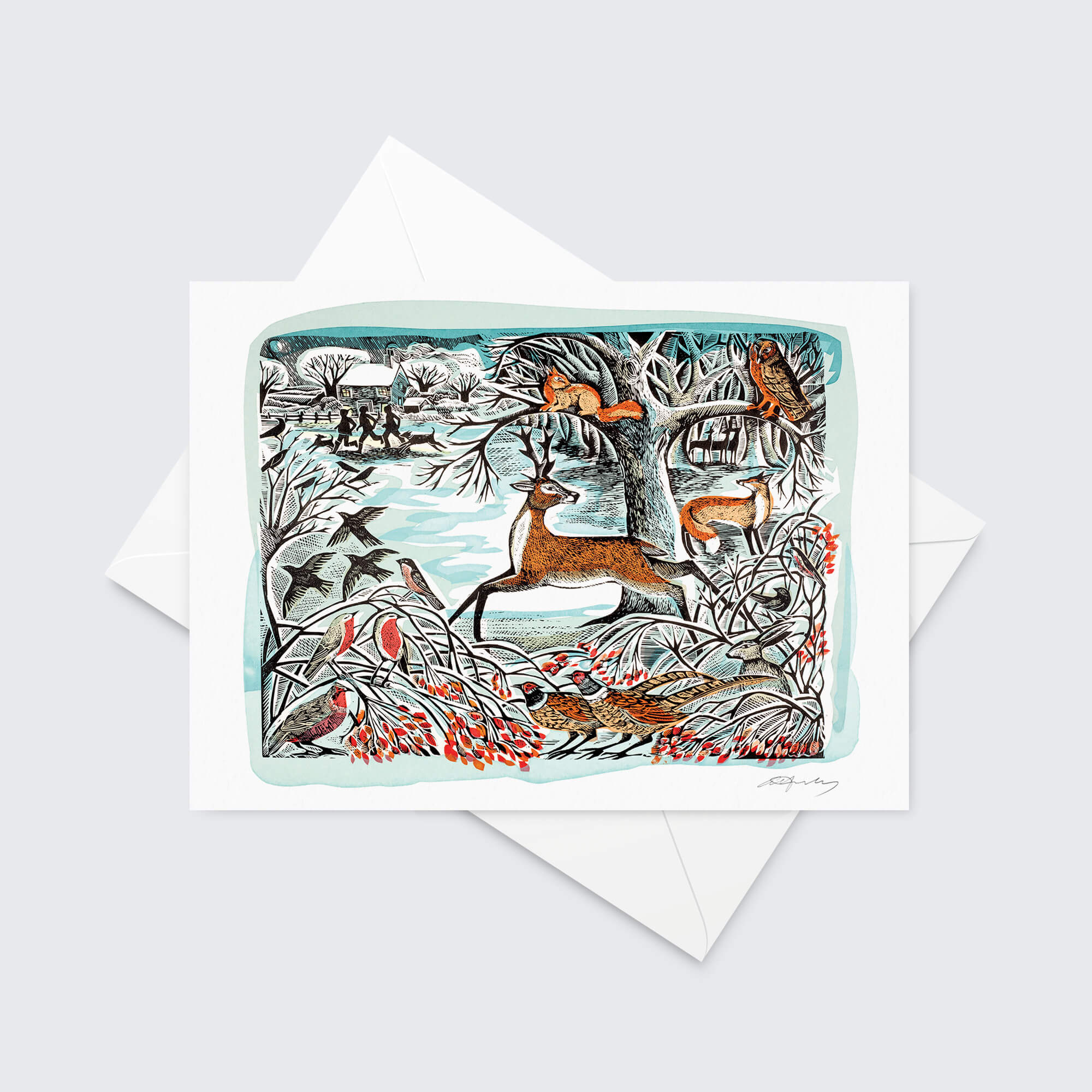Winter Wonderland Christmas Card Box Set – Set of 8