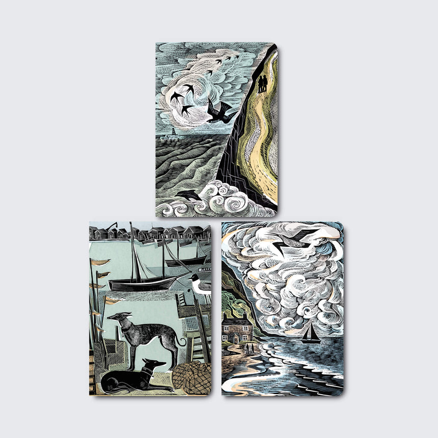 Coastline Mini Notebook – Set of 3