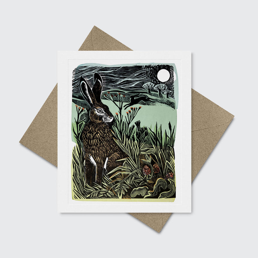 Hidden Hare Greeting Card