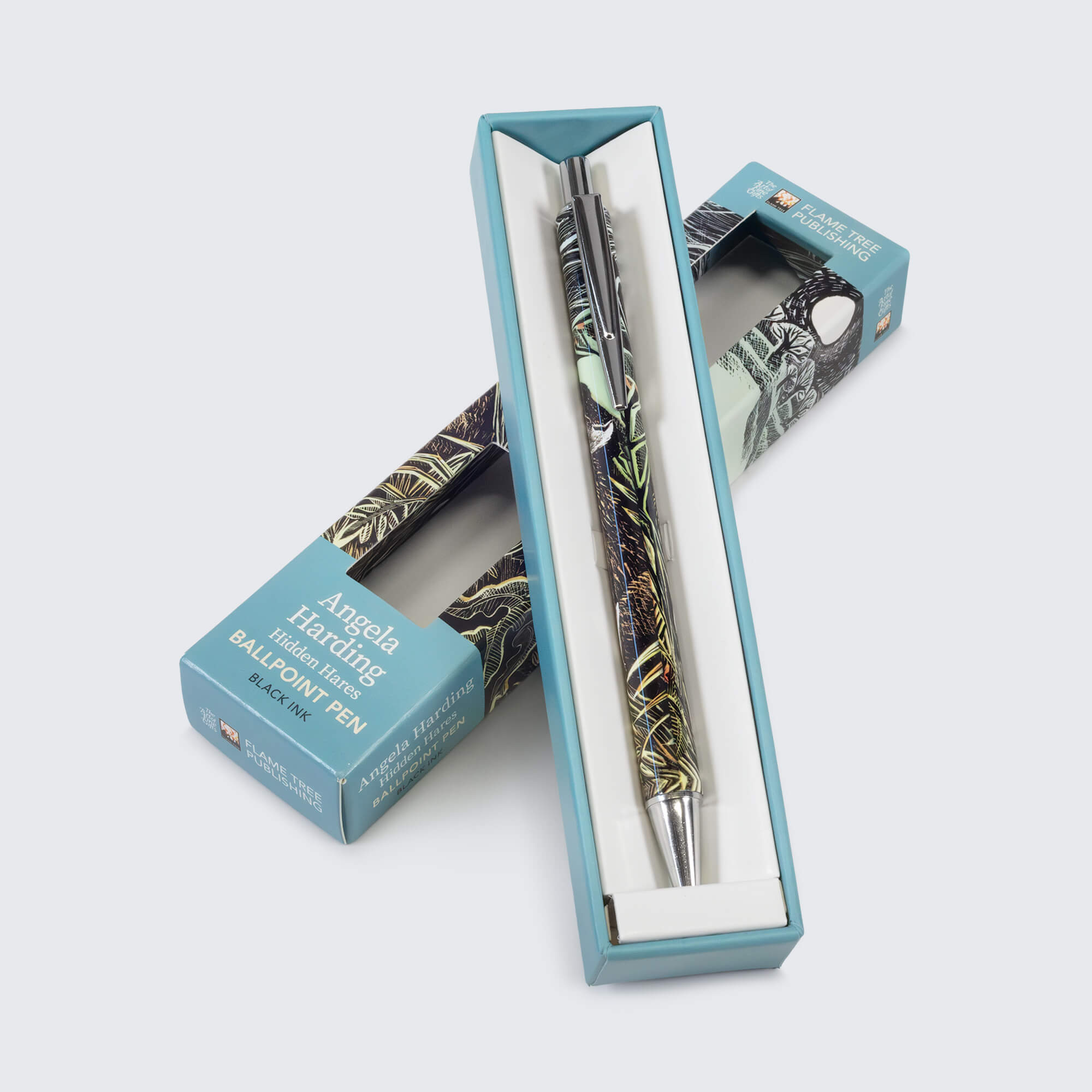 Hidden Hares Boxed Decorative Ballpoint Pen