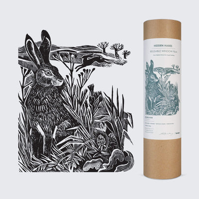 Hidden Hares – Reusable Decorative Window Film