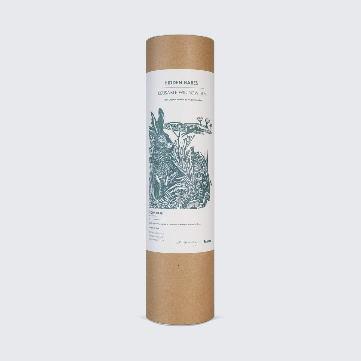 Hidden Hares – Reusable Decorative Window Film