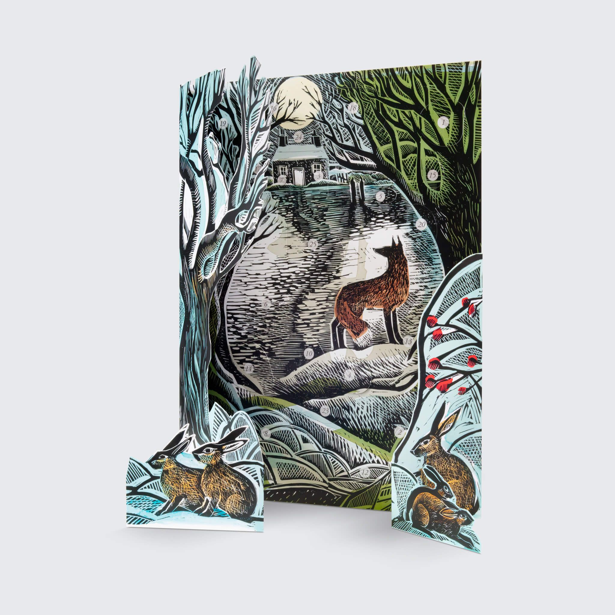 Midnight Fox Advent Calendar by Angela Harding