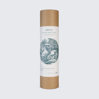 Night Fox – Reusable Decorative Window Film