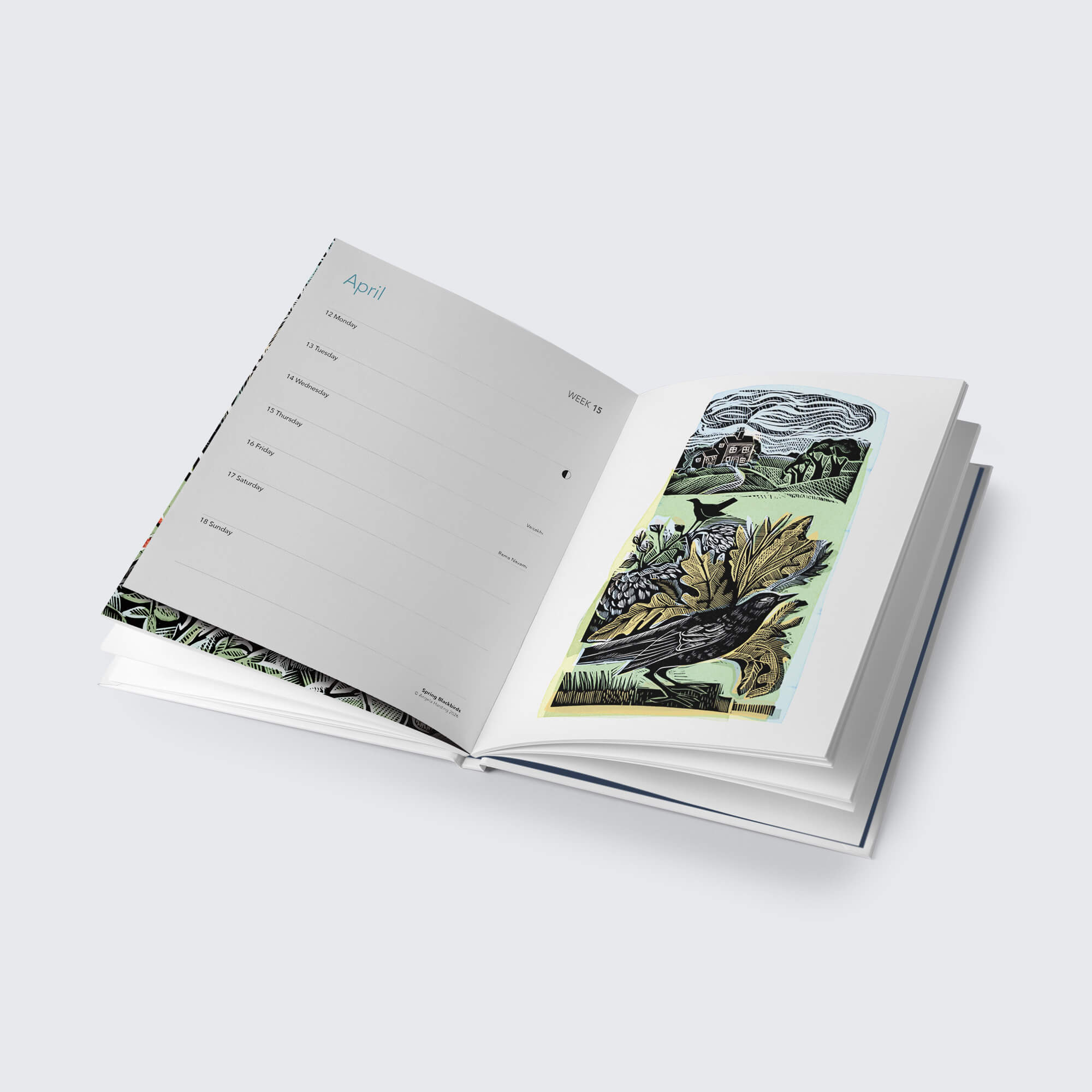 2027 Desk Diary - Week to View
