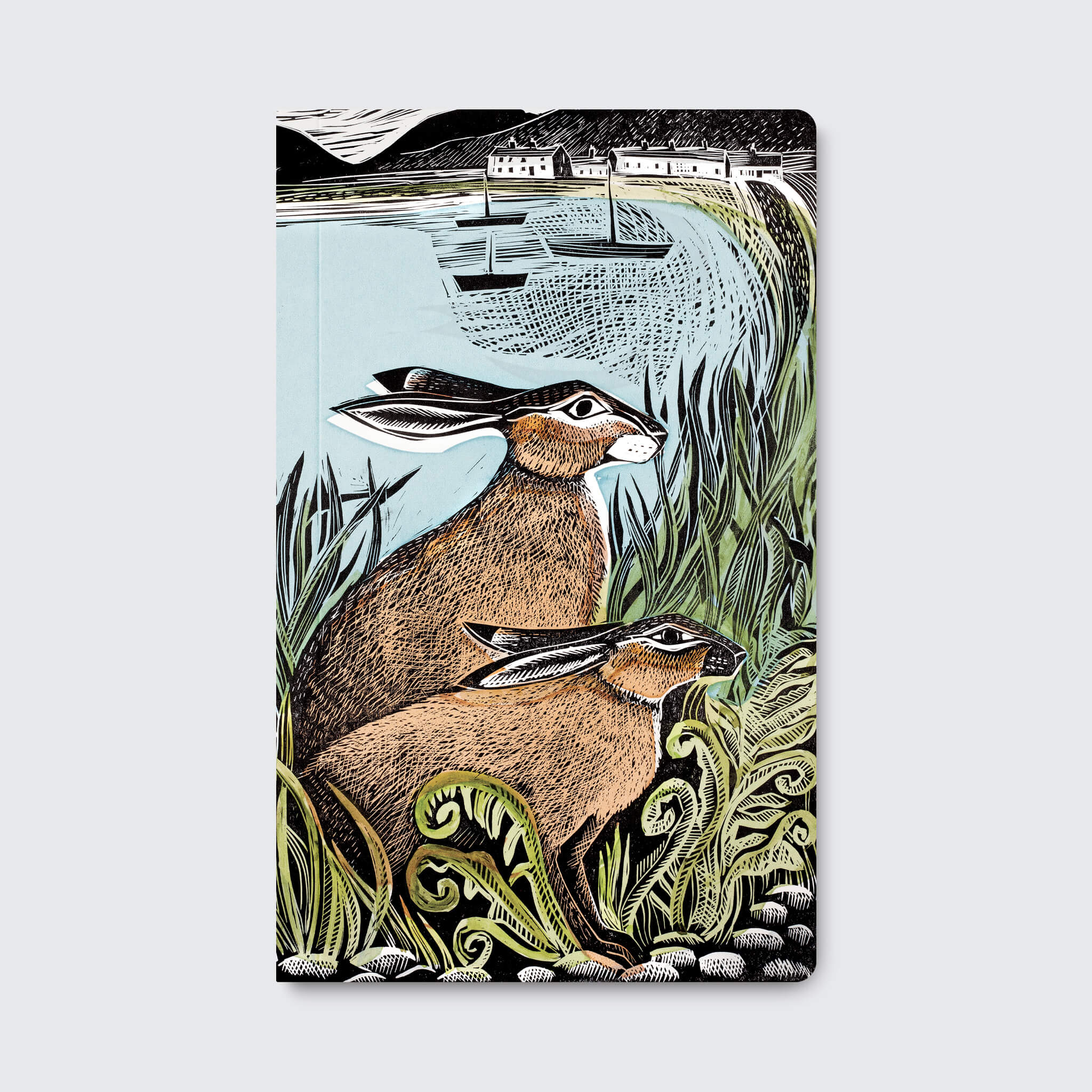 Rathlin Hares Soft Cover Notebook