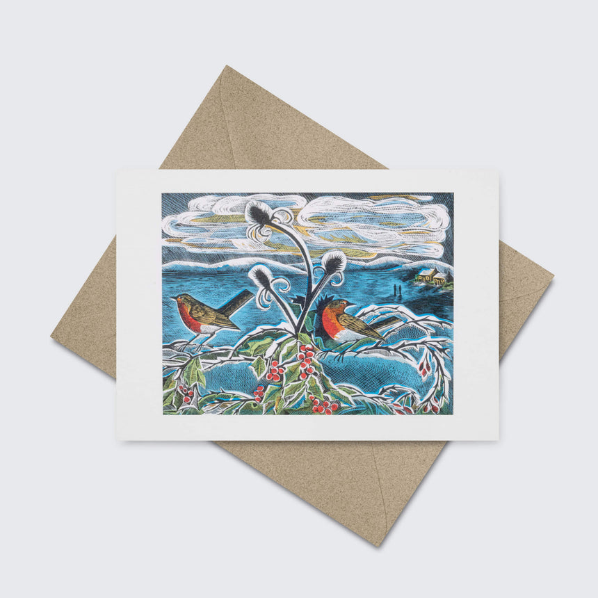 Robin & Teasels and Curlew Christmas Notecards