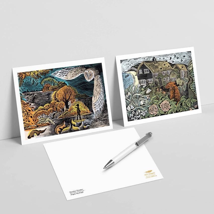 Seasonal Postcard Set - Set of Six