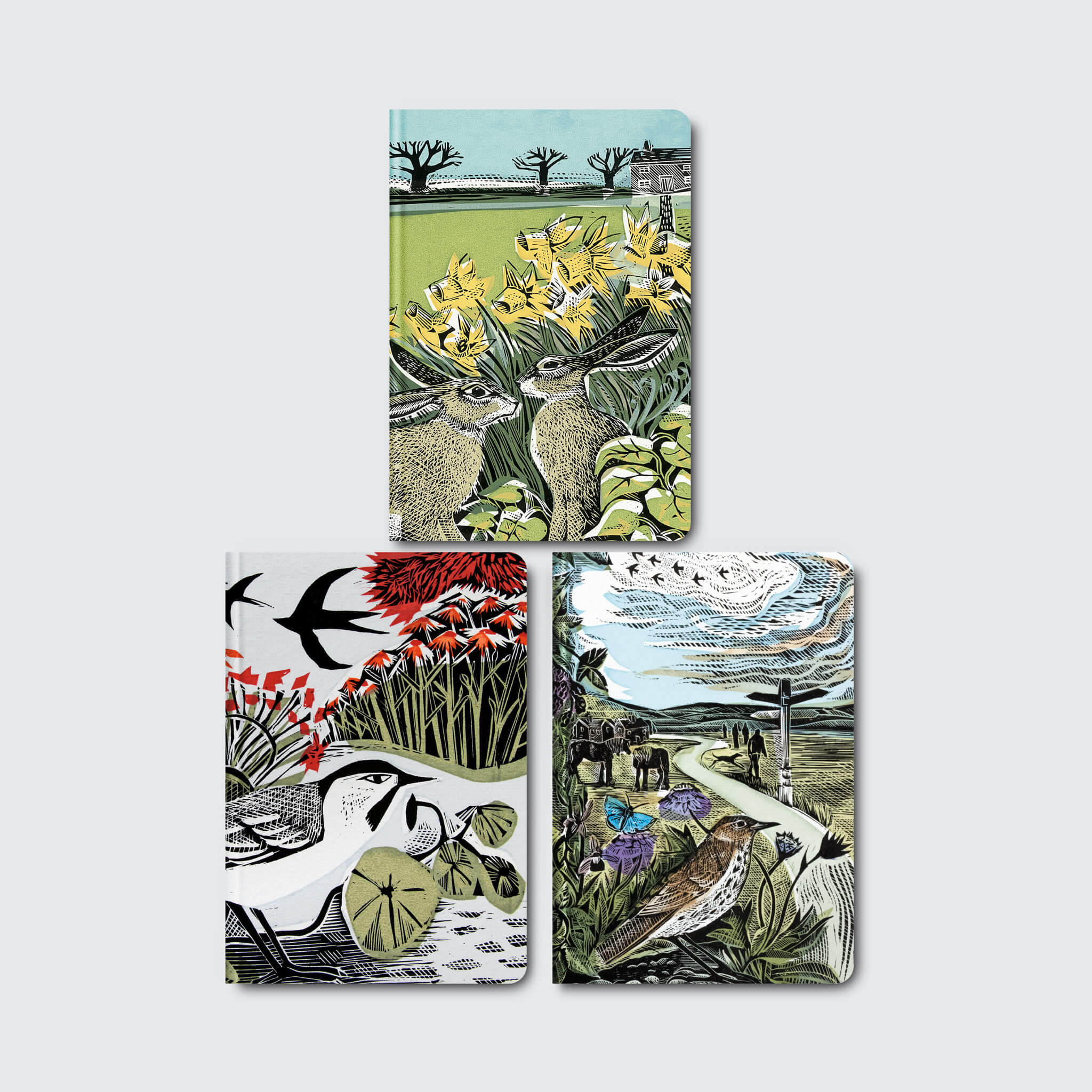 Landscapes Midi Note Books – Set of 3
