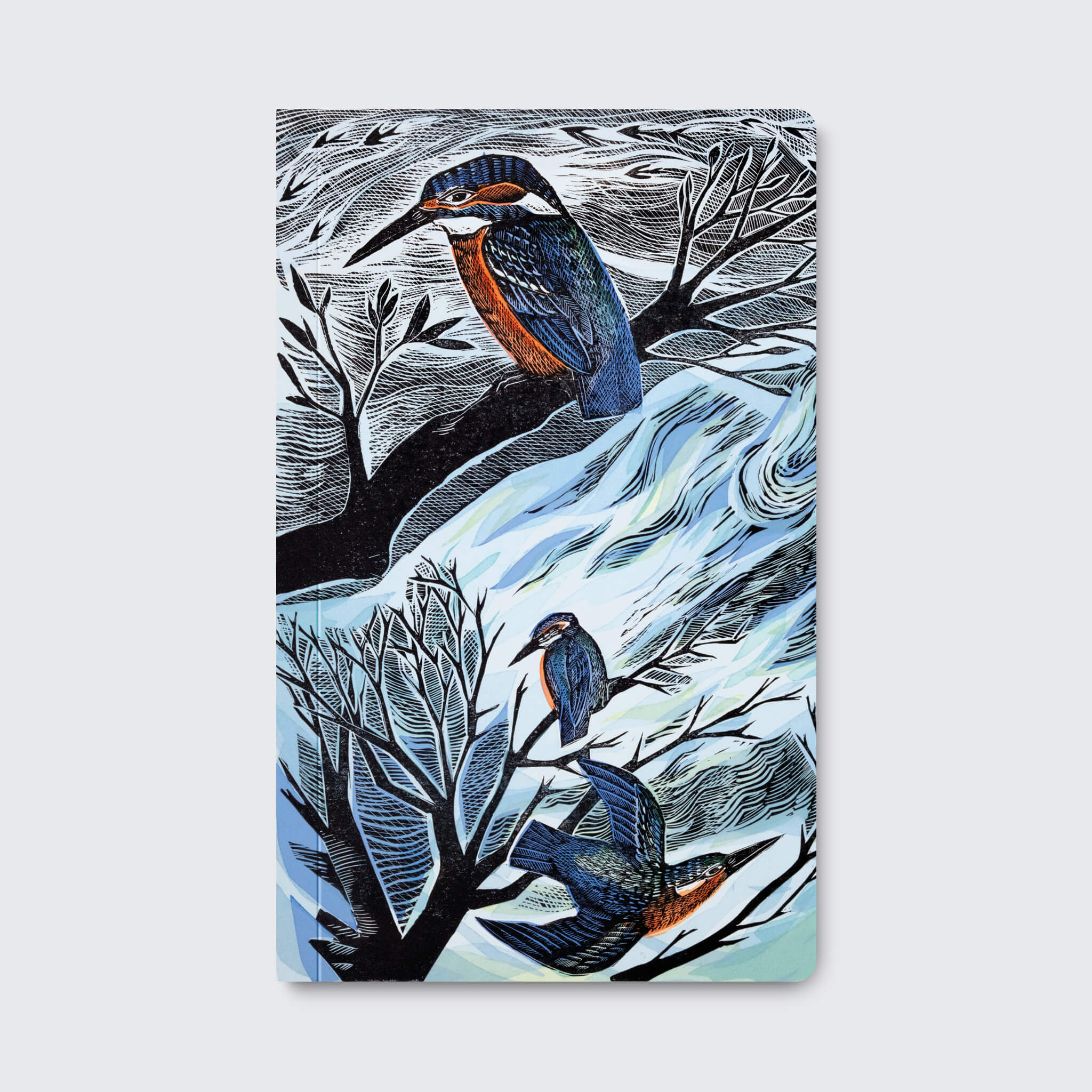 限定アートブックreach dedicated to nujabes Suffolk Kingfishers Soft Cover Notebook | Angela Harding