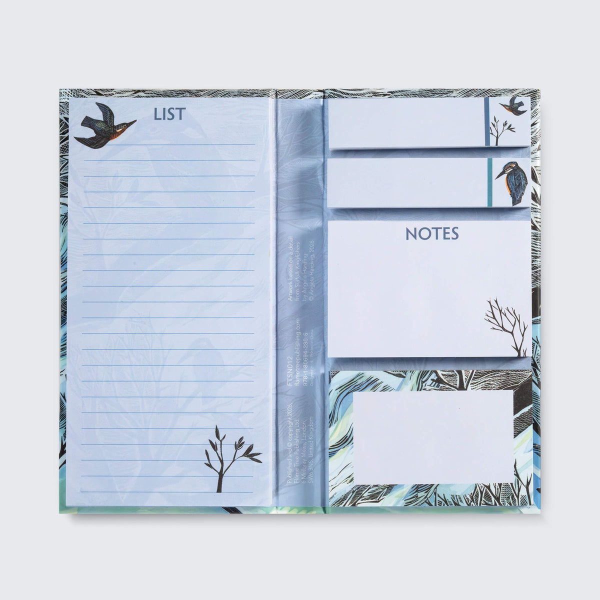 Suffolk Kingfishers Sticky Notes Folder