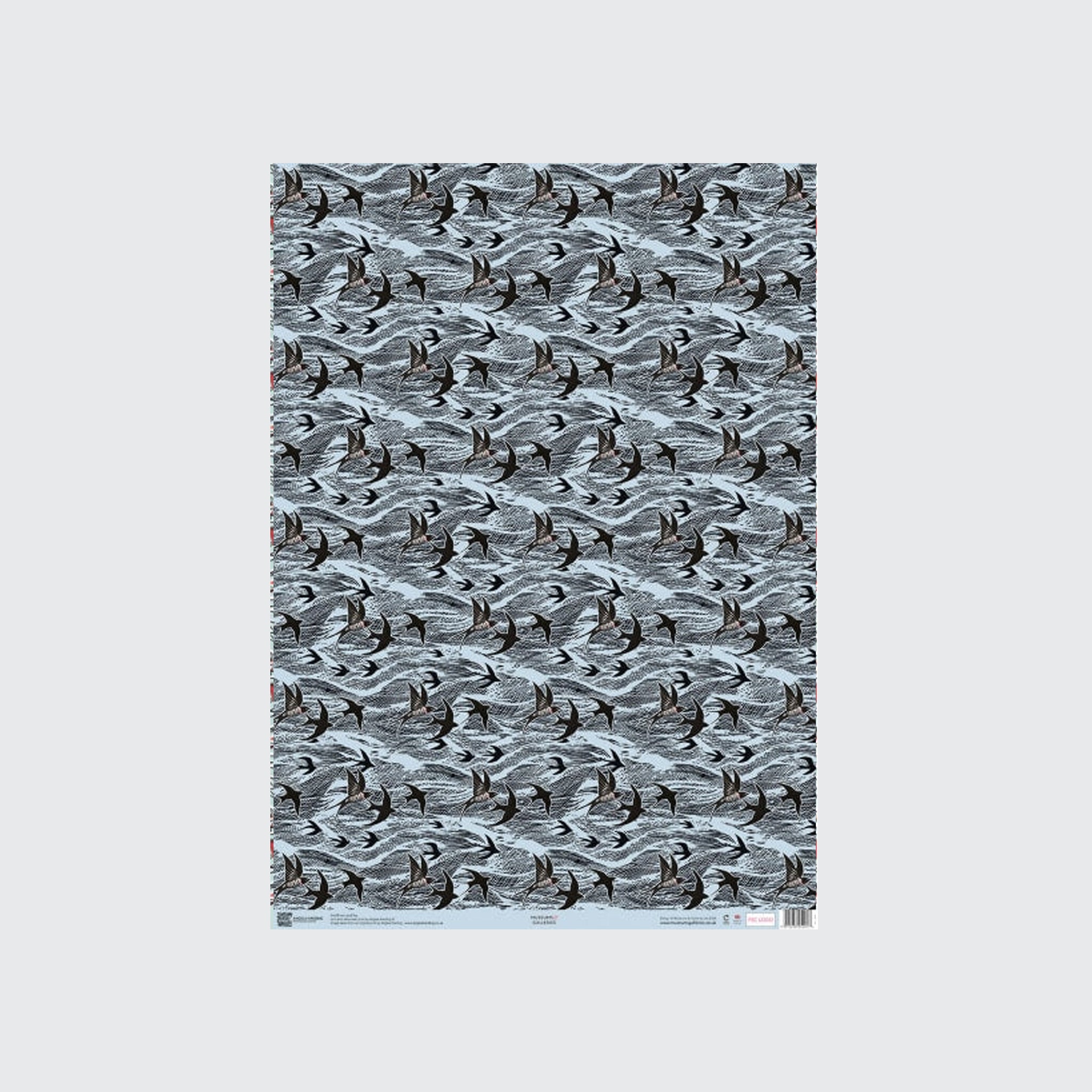 Swallows and Sea Gift Wrap (3 Sheets)