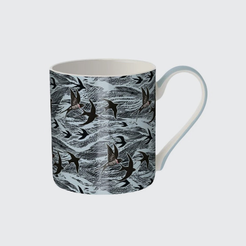 Swallows & Sea Fine Bone China Mug