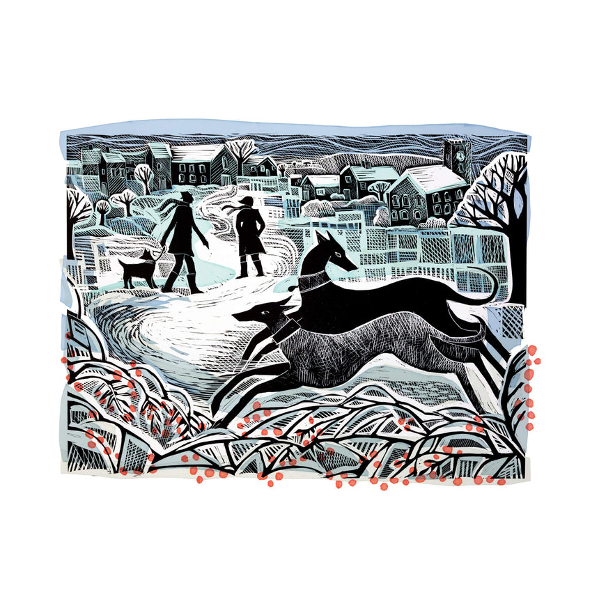 Whippets in Winter