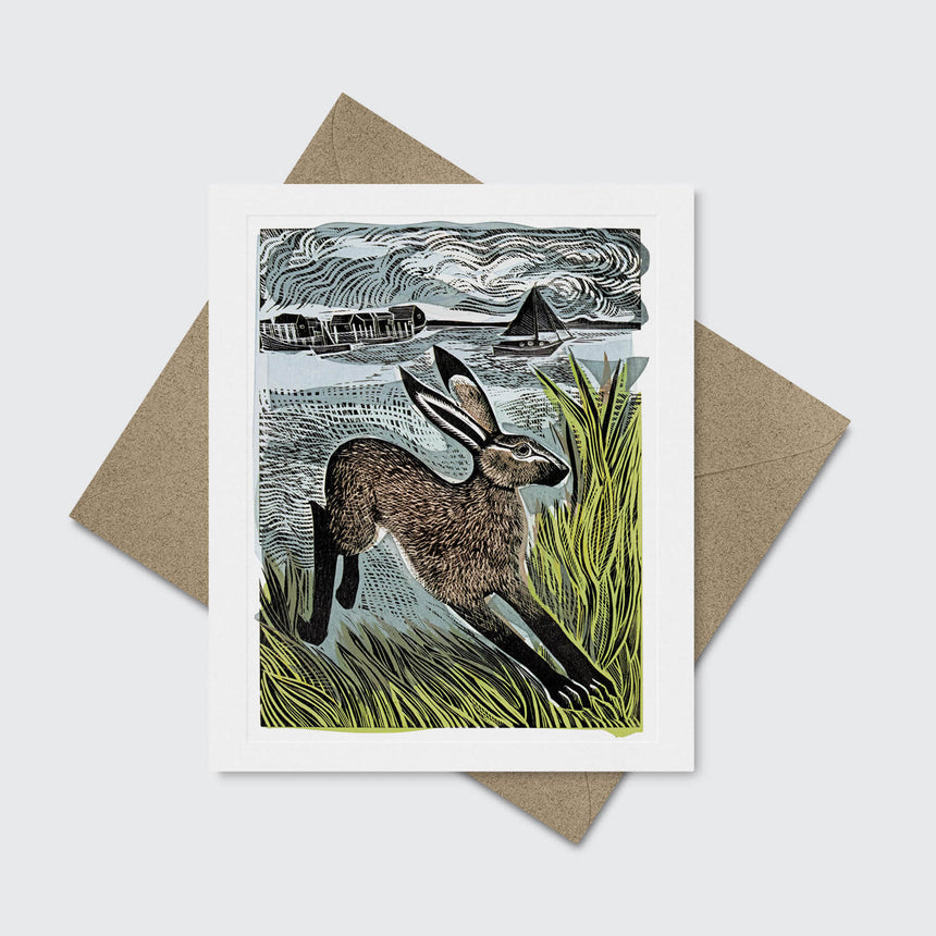 Young Hare Greeting Card